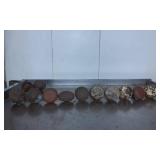 10 Vintage Assorted Metal and Wood Door Knobs