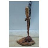 Handcrafted Wooden Turtle Desk Accessory from Lapu