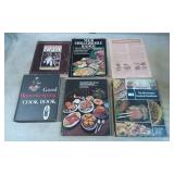 Six Vintage Cookbooks and Recipe Guides