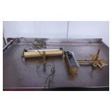 Brass and Metal Clip-On Picture Lights with Wiring