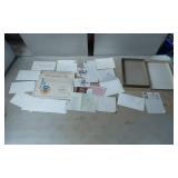 Letters, Cards, and Military-Themed Certificate wi