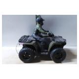 Remote-Control All-Terrain Vehicle with Rider Figu