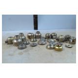 Vintage Brass and Metal Gas Lamp Parts