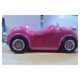 Pink Childrenï¿½s Toy Convertible with Chrome Detail