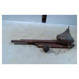Metal Wind Chime with Brass Bell and Five Tubular