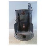 Vintage Metal Coal or Wood Burning Stove Heater