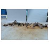 Rusted Metal Tool and Pipe Components