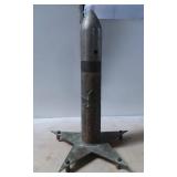 Metal Tabletop Decorative Piece with Lighthouse an