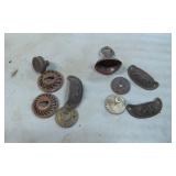 Cast Metal Drawer Pulls and Knob Set