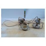Metal Lamp Components with Electrical Wiring