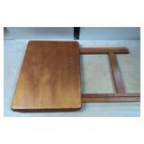 Folding Wood Table with Rectangular Top and Collap