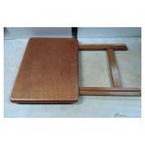 Wooden Folding Table with Rectangular Top