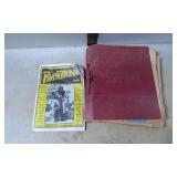 Vintage Scrapbook with Cambodia Memorabilia and Ps