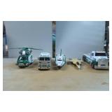 Hess Toy Vehicles, Including Helicopter, Trucks, S