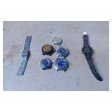 Watch Parts and Watches Including Bracelets and Mo