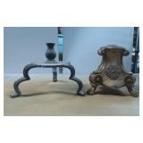 Two Decorative Lamp Bases with Distinct Designs