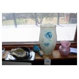 Assorted glassware & more