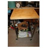 Rolling kitchen cart