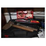 Pipe clamp, Milwaukee tin snips & more