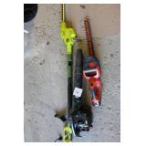 Hedge trimmer, leaf blower & more