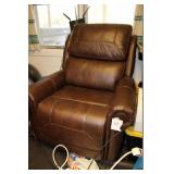 Leather lift chair