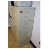 Metal file cabinet