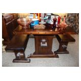 Table, hutch & server