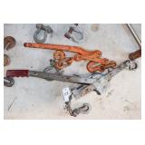 Come-a-long, binder, & more