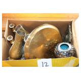 Brass vases & more