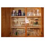 Assorted glassware & more