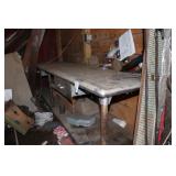 Stainless steel work table