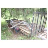 Open utility trailer