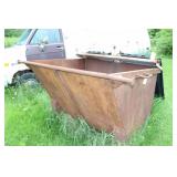 Metal dumpster