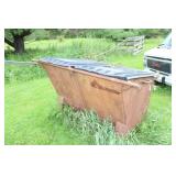 Metal dumpster