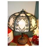 Slag Glass Lamp