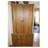 Primitive Corner Cupboard