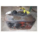 Outboard motor fuel can