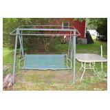 Outdoor swing, table, & more