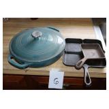 Lodge Dutch Oven, Griswold Egg Skillet, Javelin Di Lodge Dutch Oven, Griswold Egg Skillet, Javelin Di