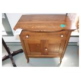Oak Commode Stand Oak Commode Stand