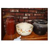 Hall Nesting Bowls, Bean Pot, Canister Hall Nesting Bowls, Bean Pot, Canister