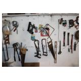 Peg Board & Shelf Contents Peg Board & Shelf Contents
