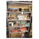 Metal Shelf & Contents Metal Shelf & Contents