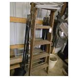 Adjustable Metal Ladder & Wooden Step Ladder Adjustable Metal Ladder & Wooden Step Ladder