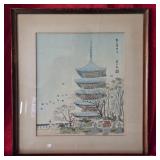 Pagoda in Spring