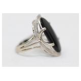 Unmarked Onyx (?) Ring