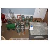 Oil Lamps, Milk Jug, Vintage Kitchen Utensils