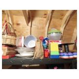 Baskets, Shelves, Glassware, & More