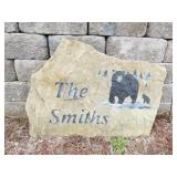 Bear Carving, Metal Sign, & More