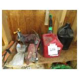 Fuel Can, Chainsaw Sharpener, Files